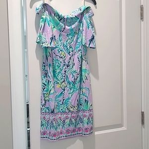 Lilly pulitzer fawcett off the shoulder dress